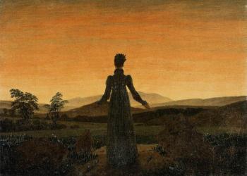 卡斯帕爾 大衛 弗裡德裡希 Woman Before The Rising Sun 卡斯帕爾 大衛 弗裡德裡希 Woman Before The Rising Sun